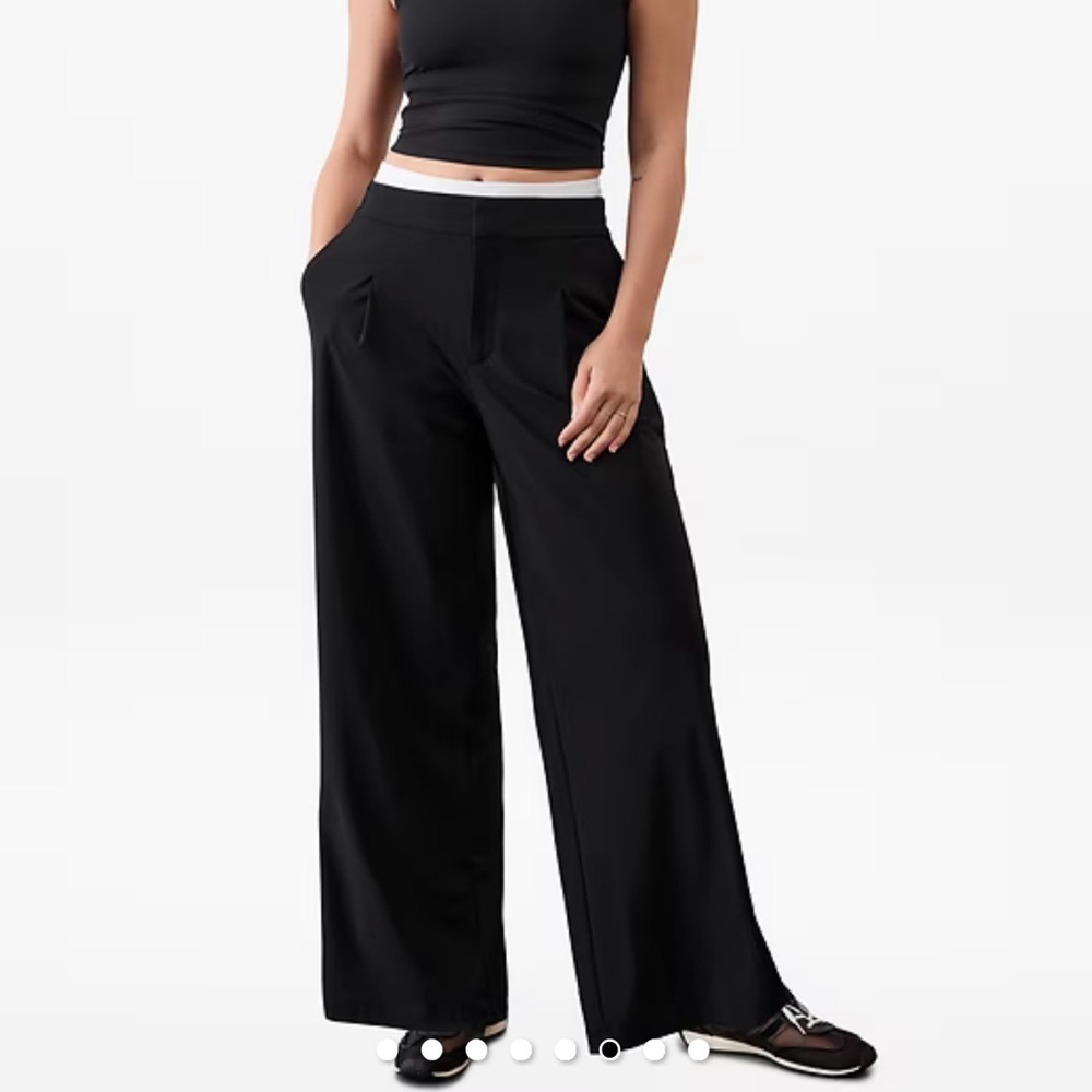 NWT Athleta Black Pinnacle High Rise Trouser